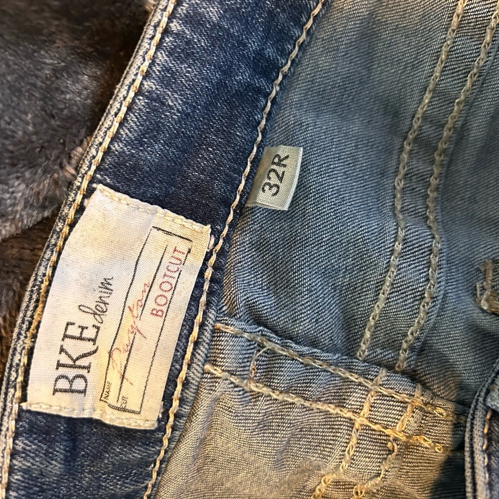 BKE Women's Blue Boot Cut Jeans